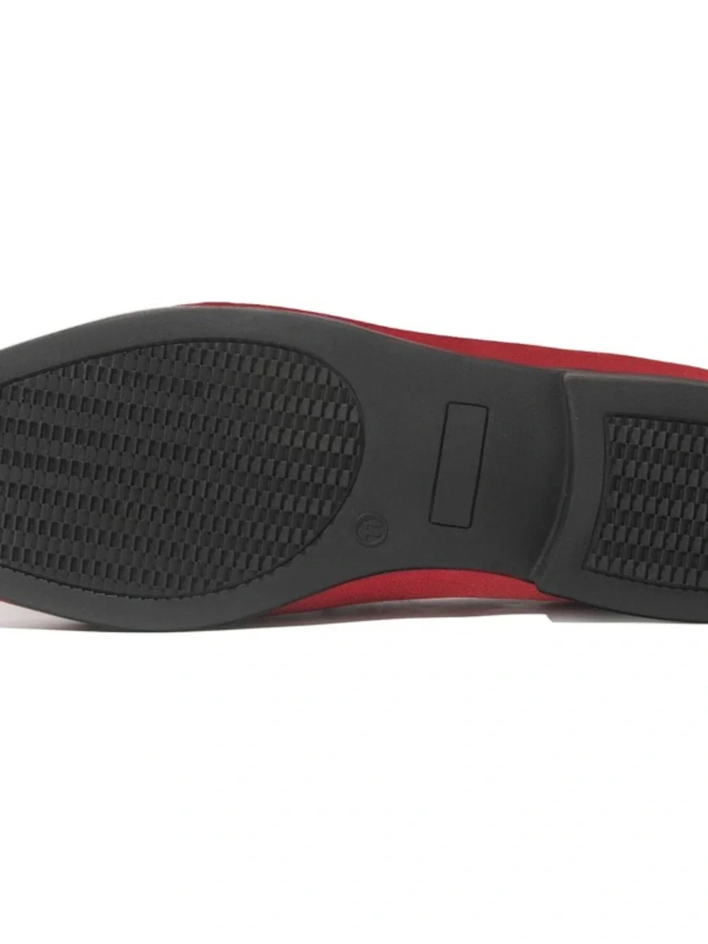Men's Red Velvet Slip-On Loafers